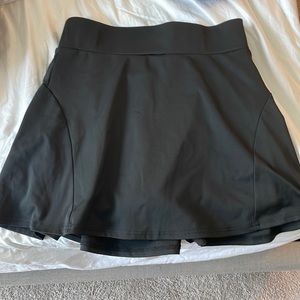 Black tennis skirt